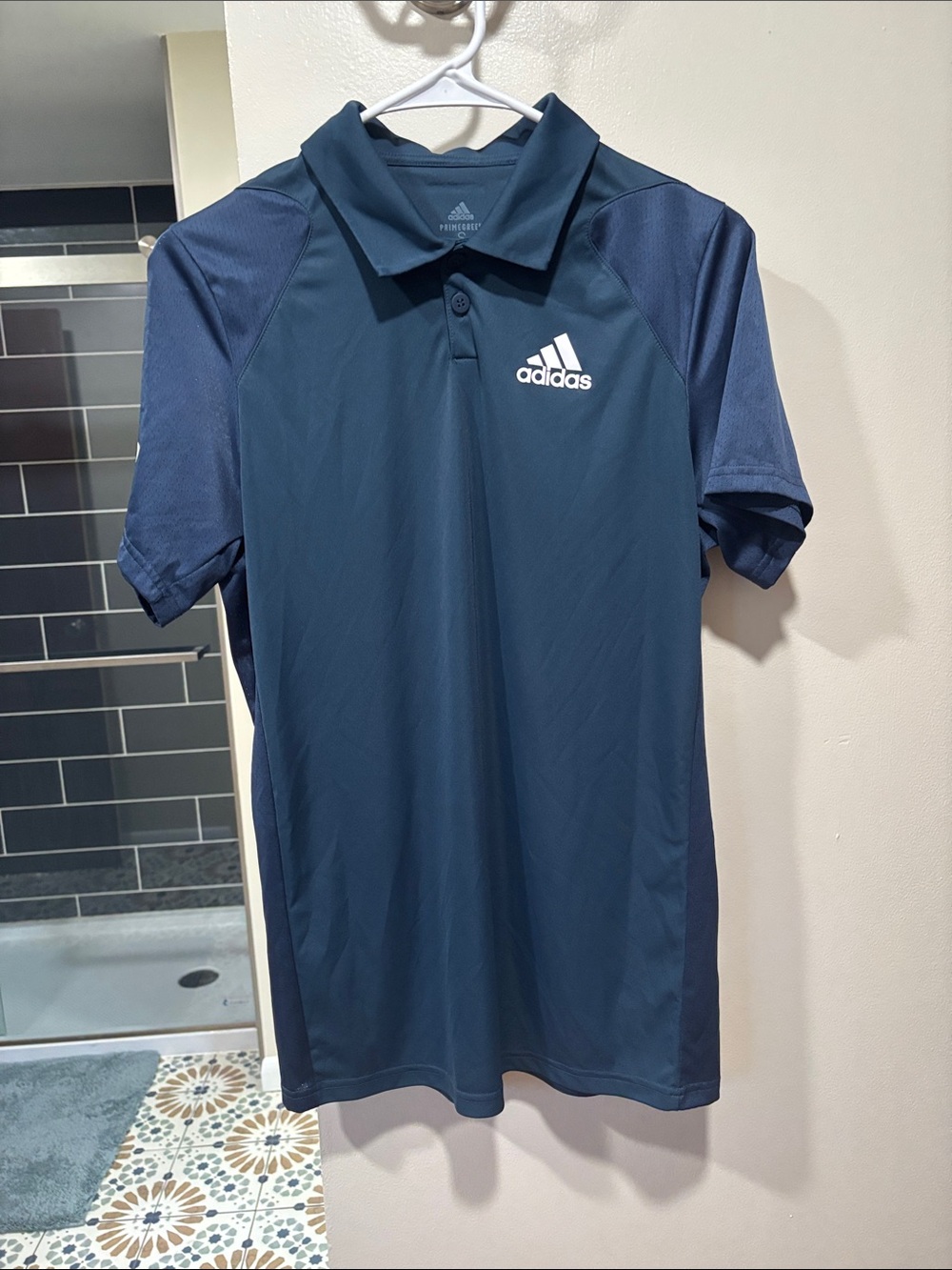 adidas Men’s Dark Blue Athletic Polo